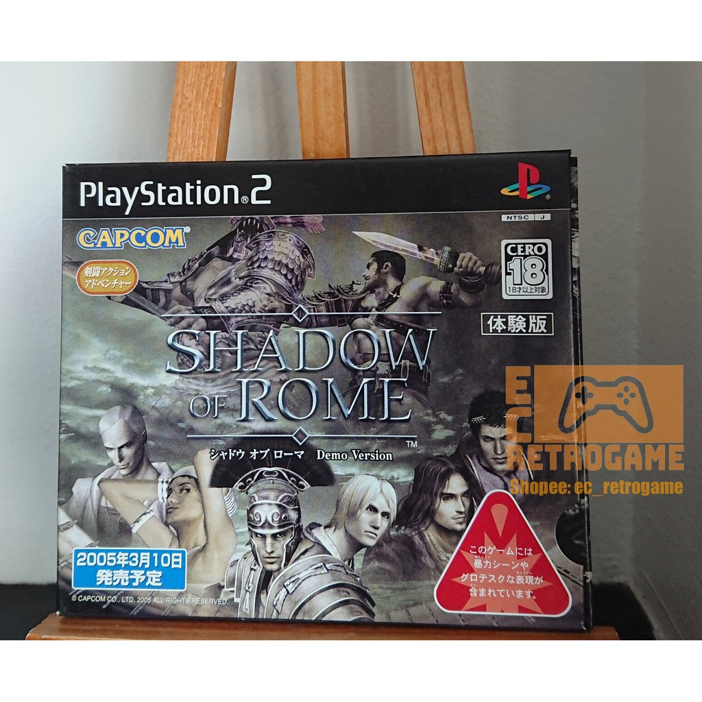 Shadow Of Rome Demo Disc Original Ntsc J Playstation 2 Ps2 Game Shopee Philippines