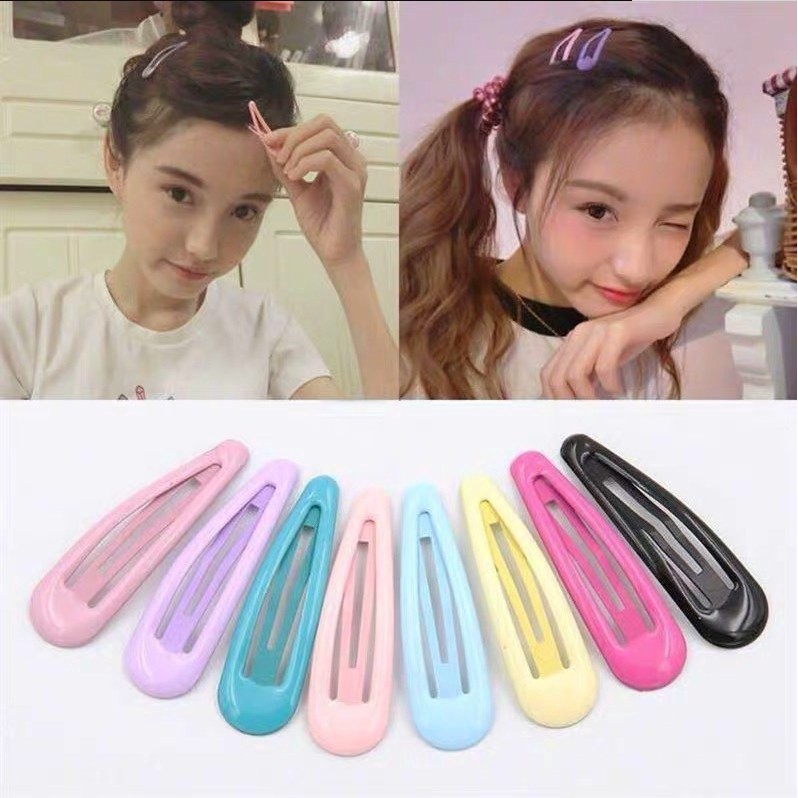Students Cute Colorful Hair Clips Bangs Bb Hairpins Women