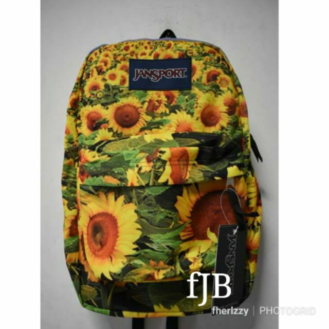 jansport backpack sunflower