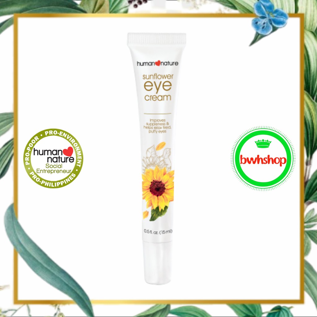 human nature eye cream