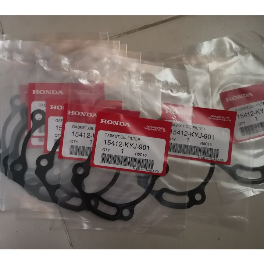 Original honda crf250l crf300l oil filter housing gasket 15412kyj