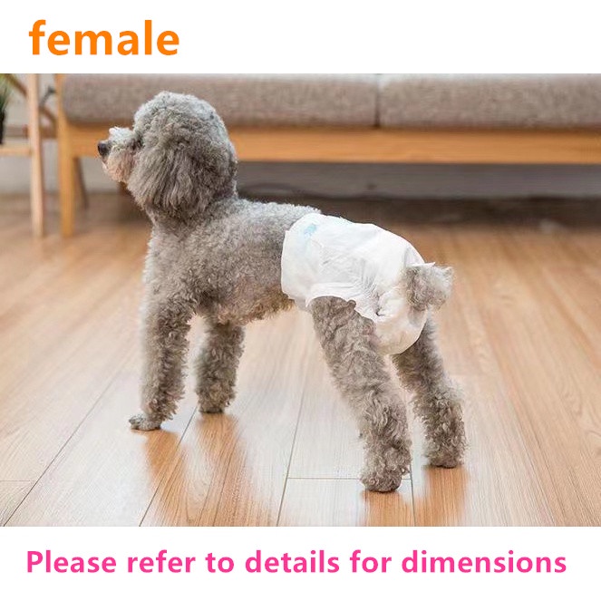 Disposable Dog Diapers Male Wraps and Female Diapers #8