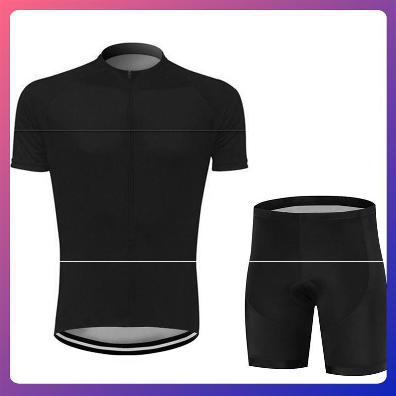 plain black cycling jersey