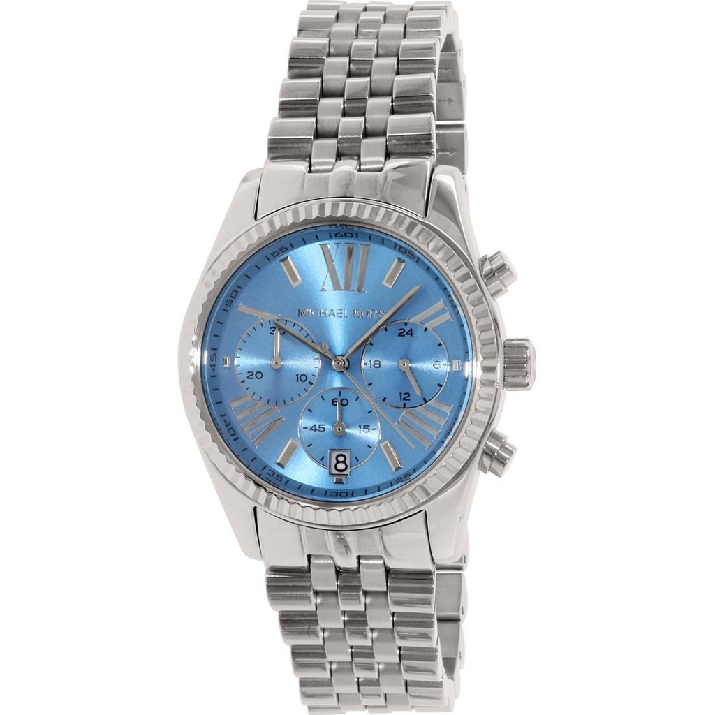 michael kors light blue watch