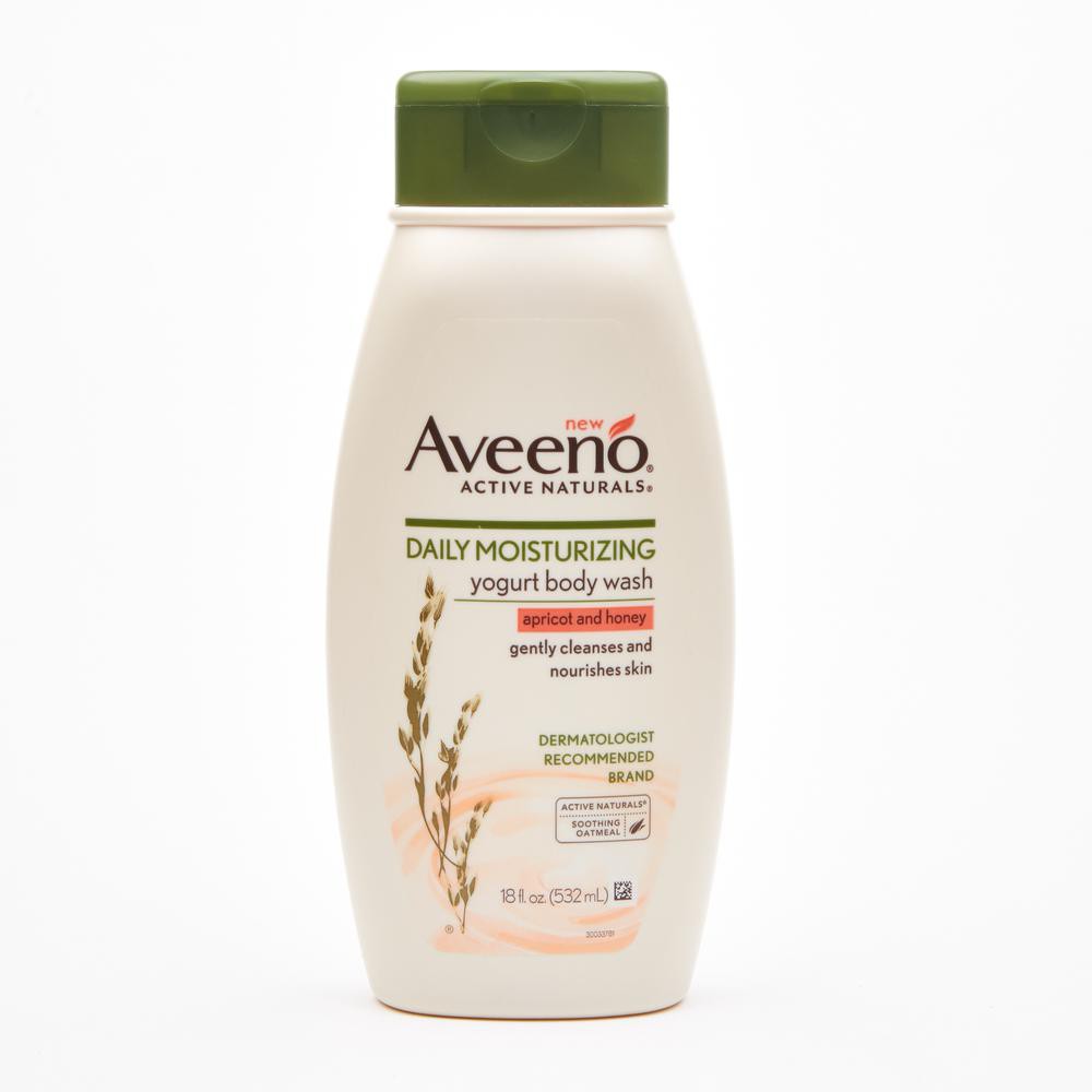 aveeno yogurt body wash apricot