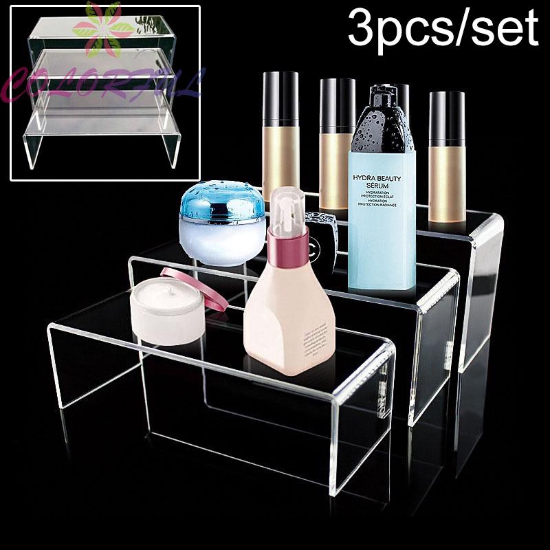 3pcs Acrylic Showcase Shoes Book Display Stand Holder Jewelry Organizer Rack 3pcs Acrylic Showcase Shoes Book Display Stand Holder Jewelry Organizer Rack