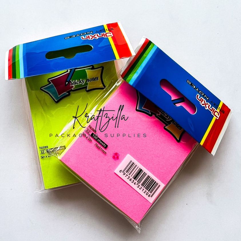 Sticky Notes Pad 100sheets Memo Pad Shopee Philippines
