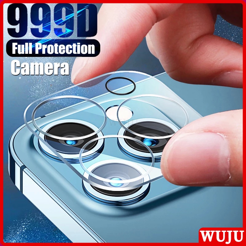 WUJU 999D Full Cover Clear Tempered Glass Camera Lens Protector ...