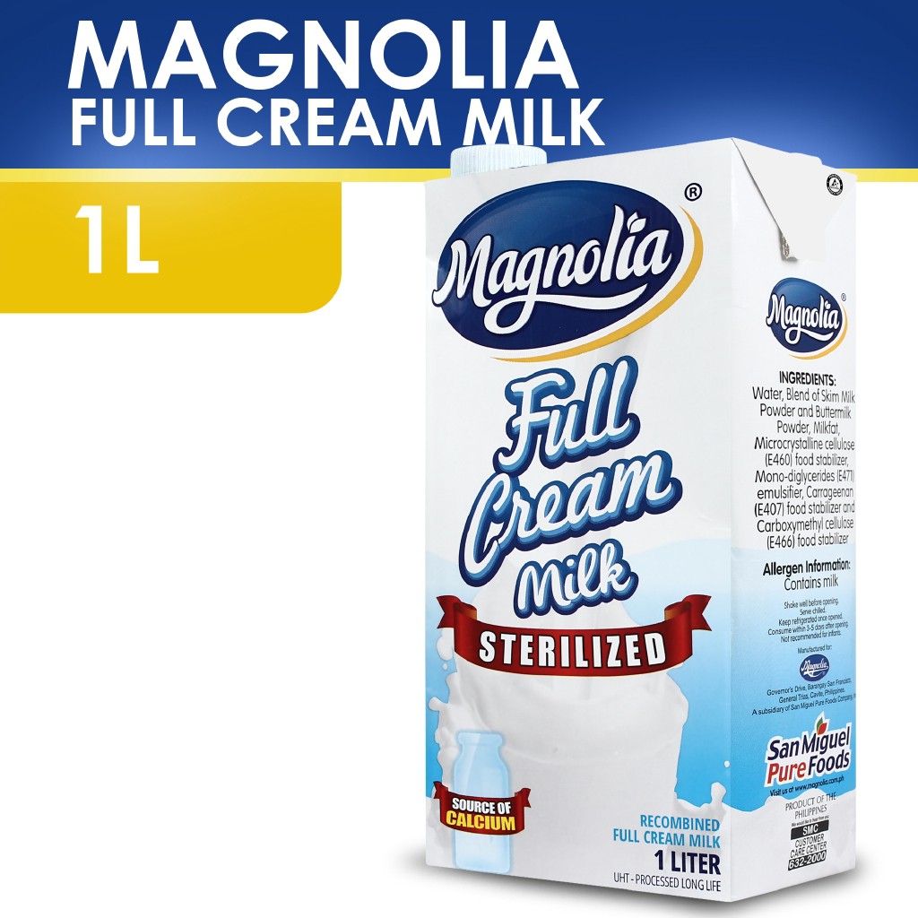 Magnolia Full Cream Milk 1L Shopee Philippines   B534e933654f124f73c51d968359b708