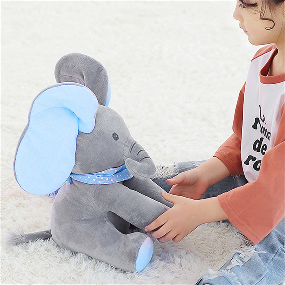 peek a boo elephant blue