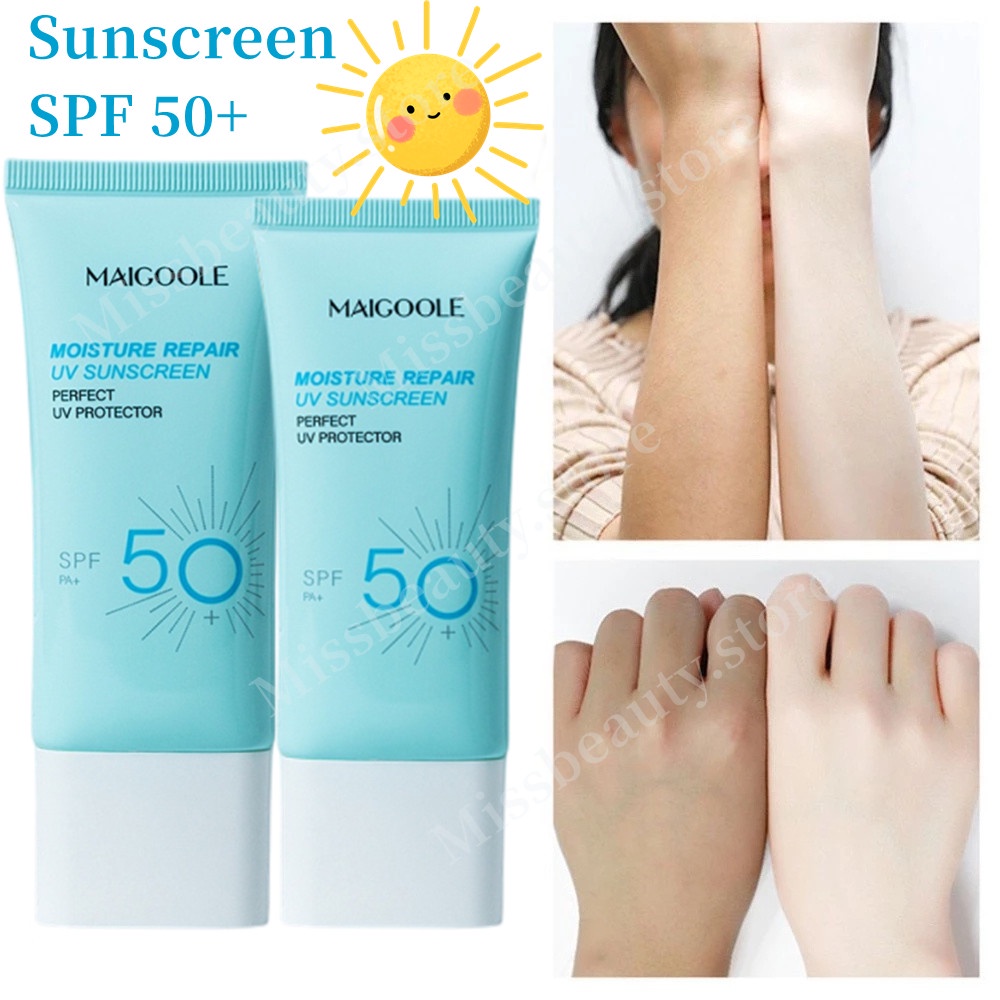 NEW SPF50+ Sunscreen Sunblock Whitening Cream Waterproof Long Lasting