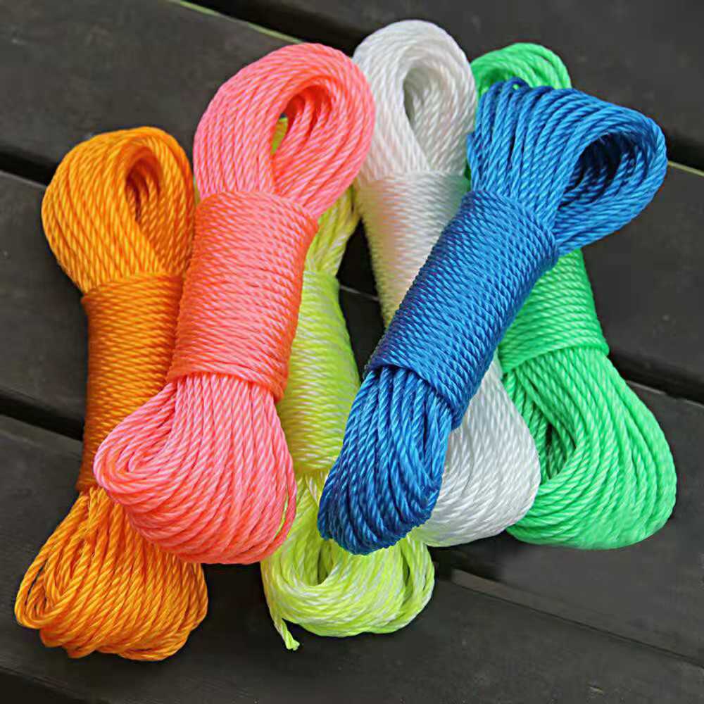 Clotheslines Nylon Rope Strong Windproof Cloth Hanging Rope Line ...