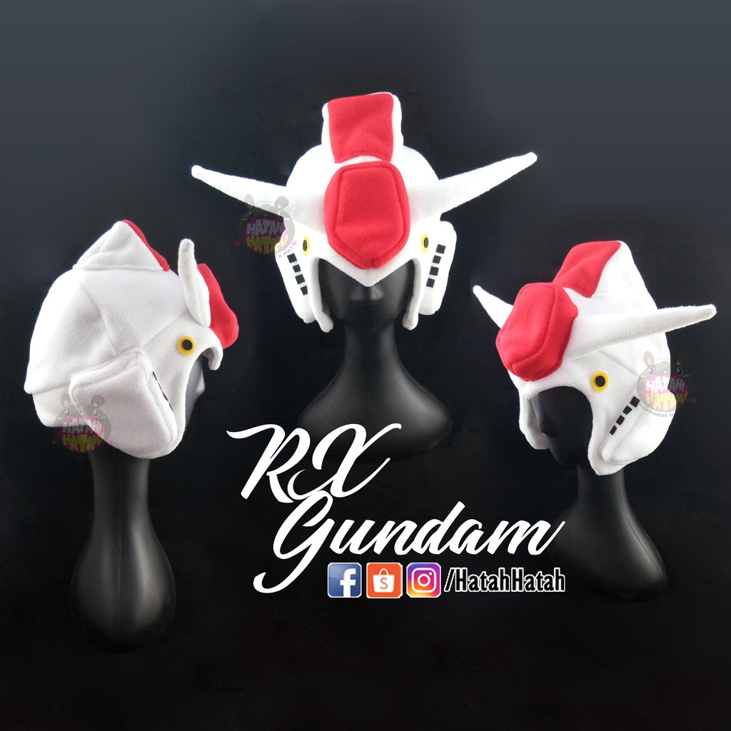 RX Gundam hat soft plush hat | Shopee Philippines