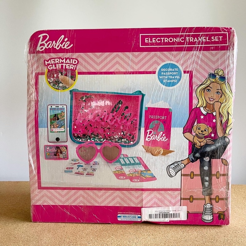 barbie electronic travel set