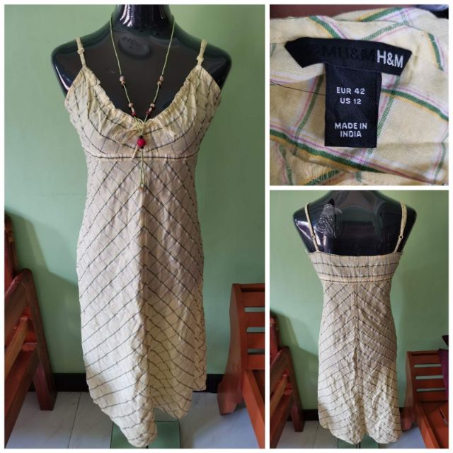 spaghetti strap dress h&m