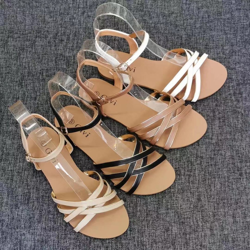casual flat sandals for ladies