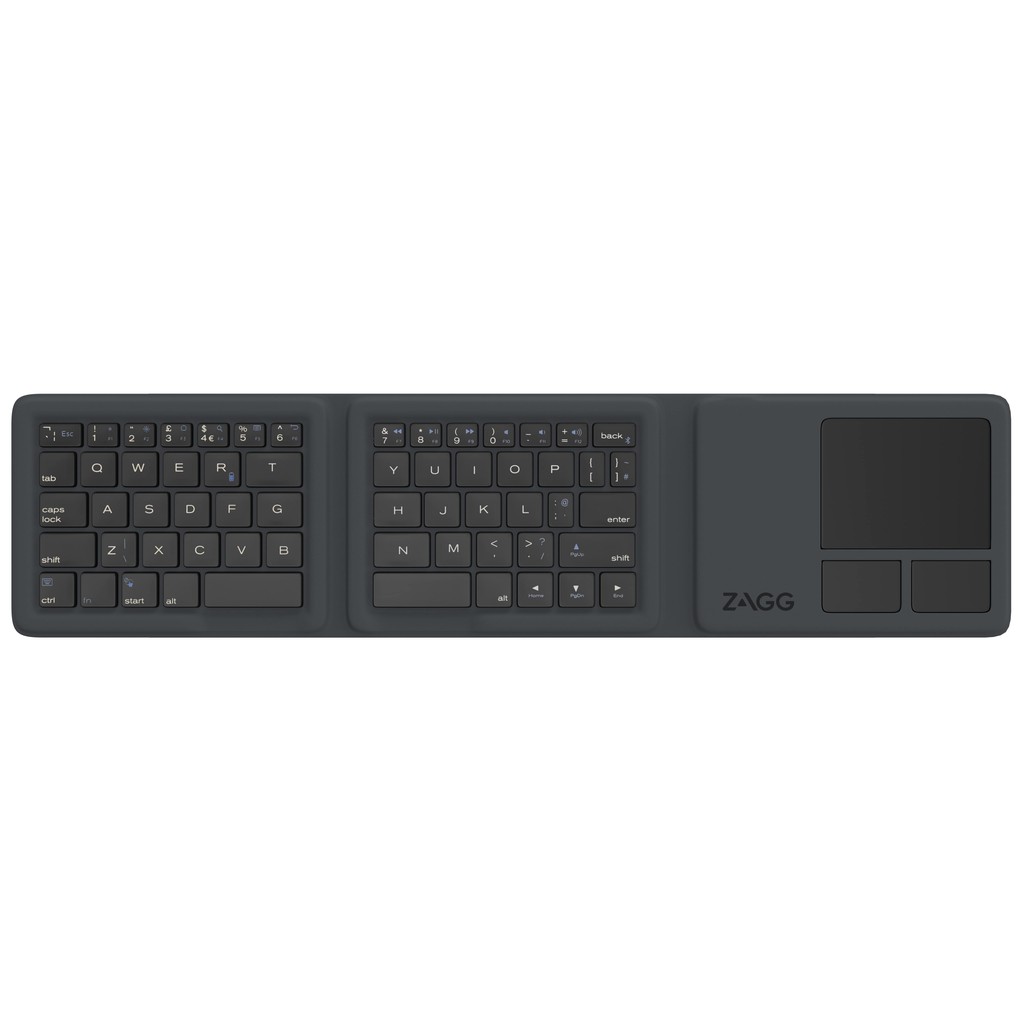 ZAGG Universal Tri Folding Keyboard with Touchpad 2019 KB Shopee