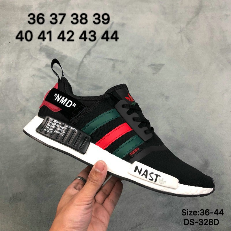 SLK ☆ Original OFF WHITE x ADIDAS NMD NAST R1 R2 Sport Running Shoes  Sneakers A73 | Shopee Philippines