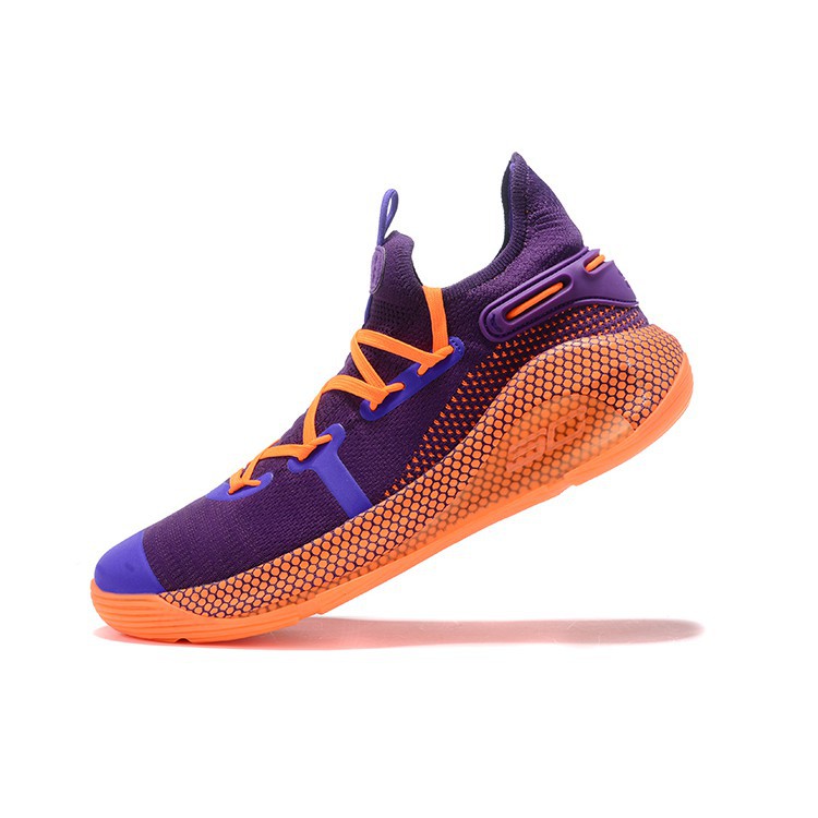 curry 6 purple sneakers