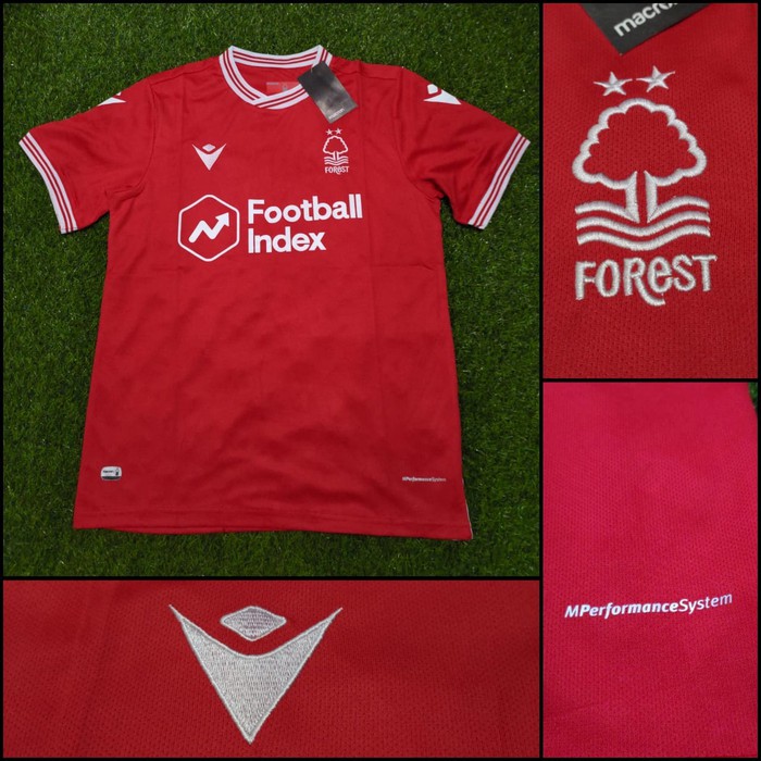 Nottingham Forest Home Soccer Jersey 2020/21 - Macron Adults Large