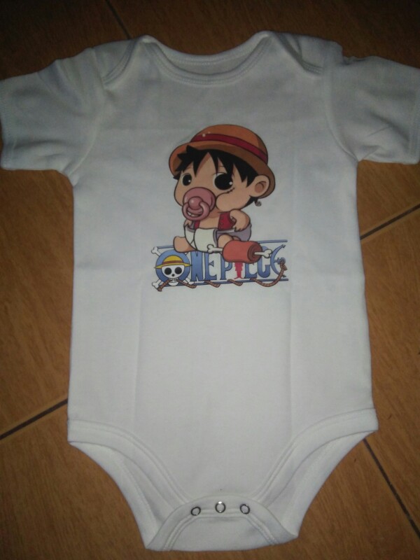 人気海外一番 Ladolado Popular Anime One Piece Monkey D. Luffy Baby Onesie