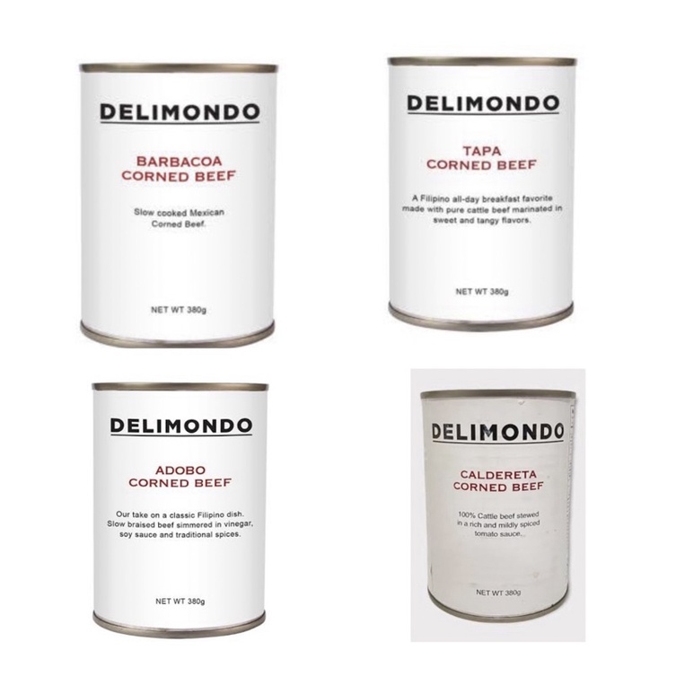 Delimondo Corned Beef 380g Luncheon Meat 260g Caldereta Adobo