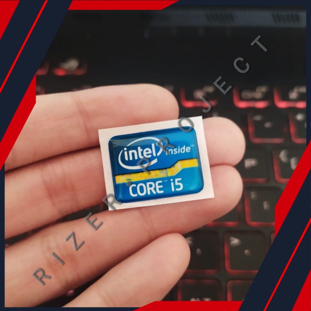 Intel Inside Core I5 Embossed 2x2cm Resin Vinyl Sticker For Laptop Accessories Shopee Philippines 3610