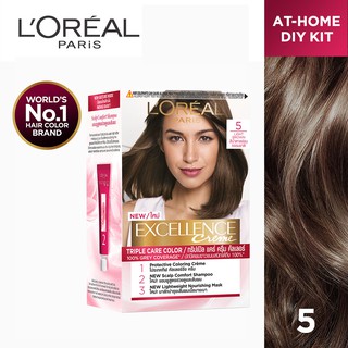 L'Oreal Paris Excellence Crème Triple Care Hair Color - 5 Light Brown #2