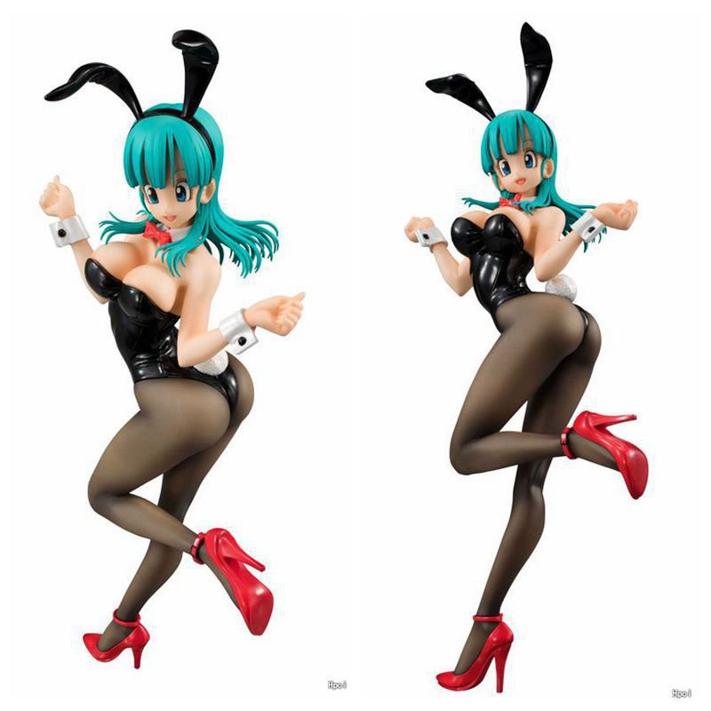 New 19cm Sexy Freeing Dragon Ball Bunny Girl Videl Bulma Chichi Lunchi Android Anime Dragonball 