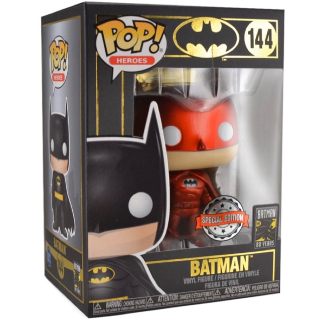 Funko Pop! Batman (Red) 80 Years Special Edition #144