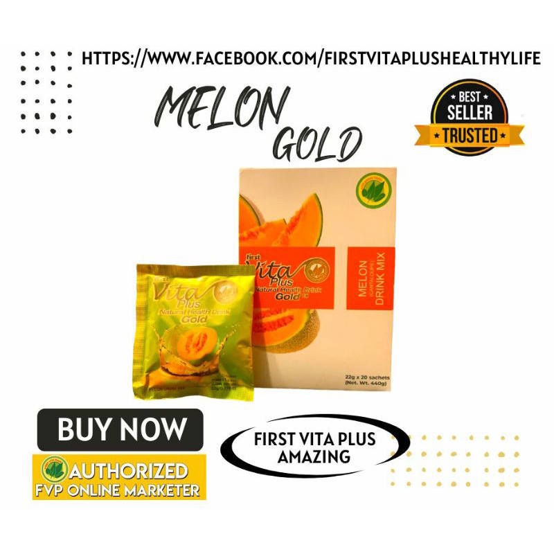 FIRST VITA PLUS MELON GOLD Shopee Philippines
