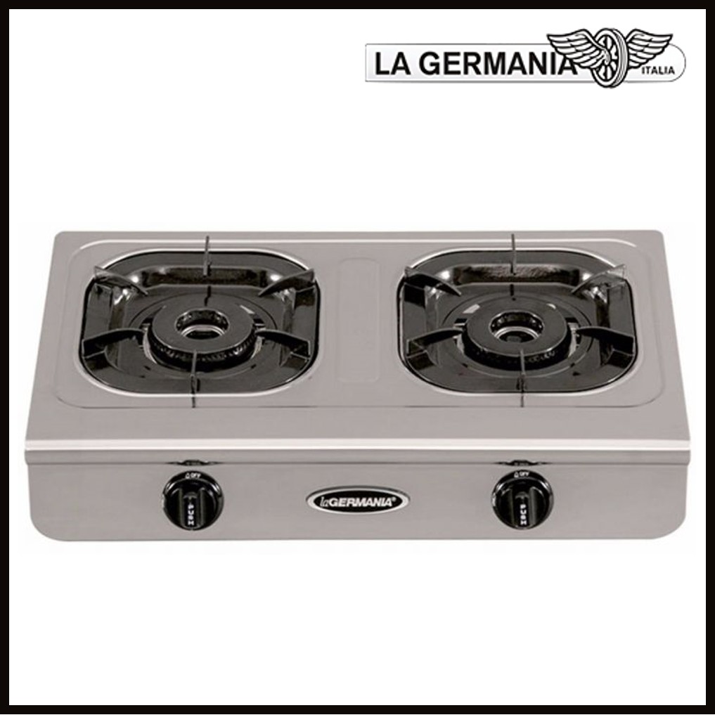 La Germania G 620 Inox Double Burner Gas Stove Shopee Philippines