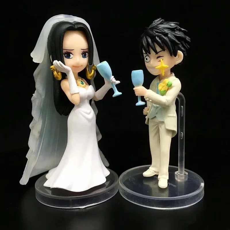 One Piece Monkey D Luffy Boa Hancock Wedding Action Figures Shopee Philippines