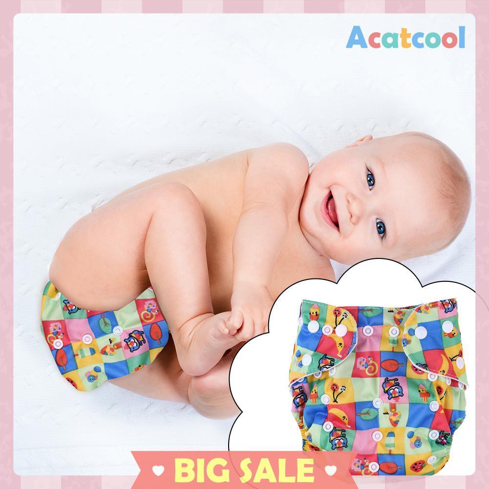 1PCS Cute Baby Washable Diaper Reusable 