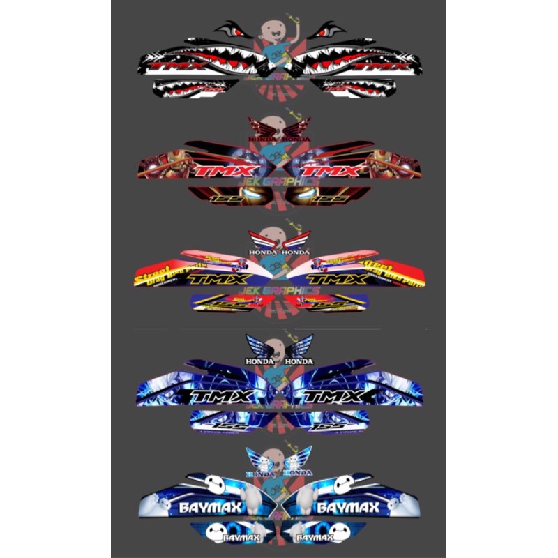 tmx 155 sticker design