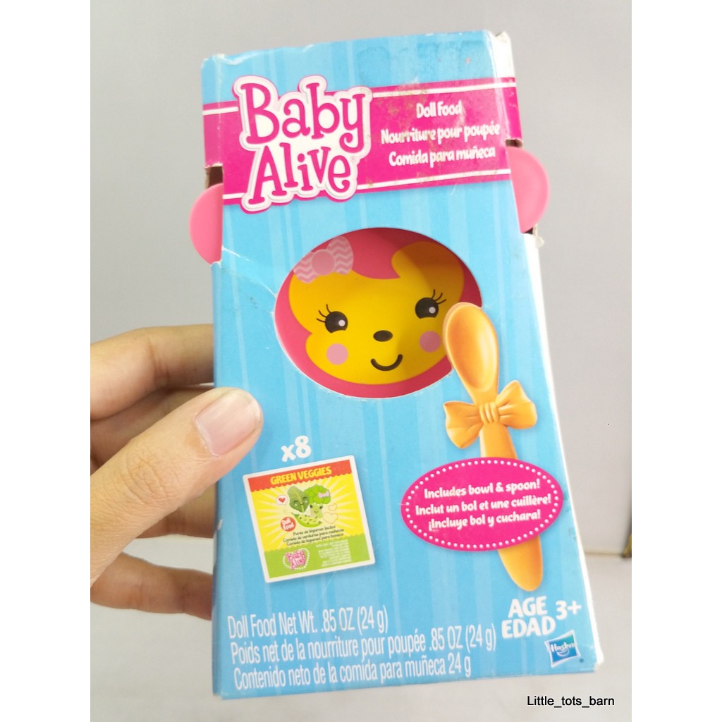 baby alive doll food