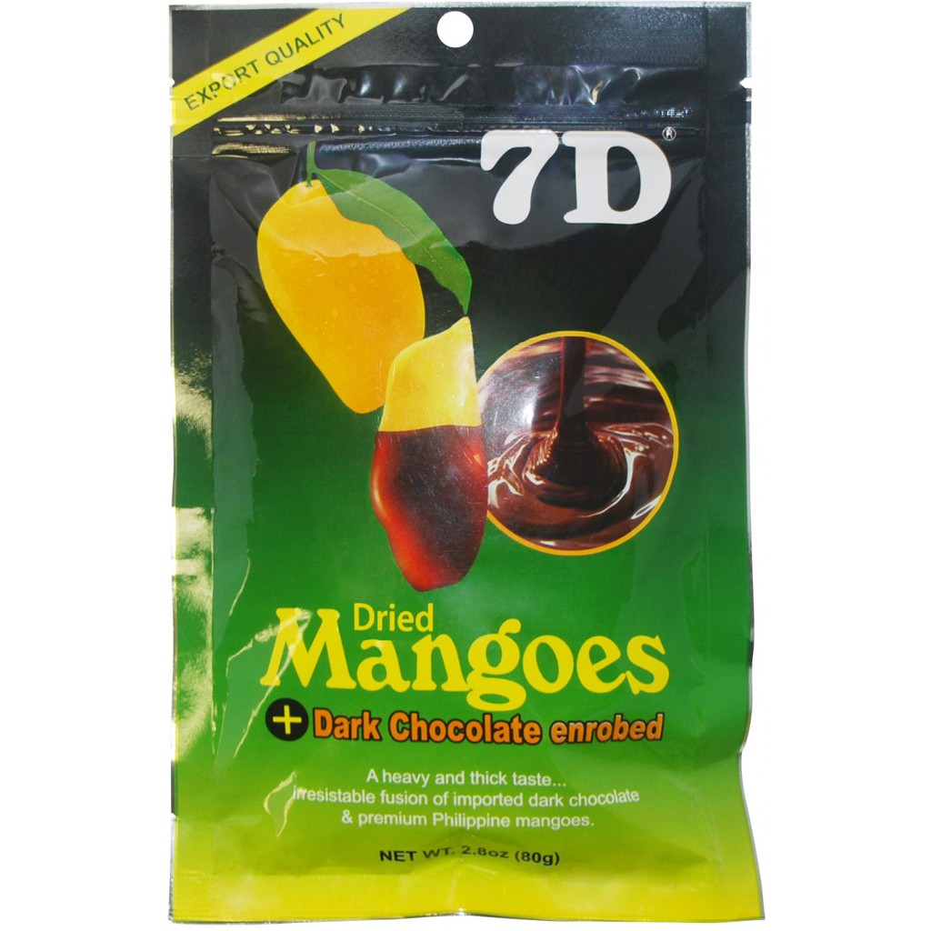 Cebu's Best Dried Mango Chocolate Coated (7D) Shopee Philippines