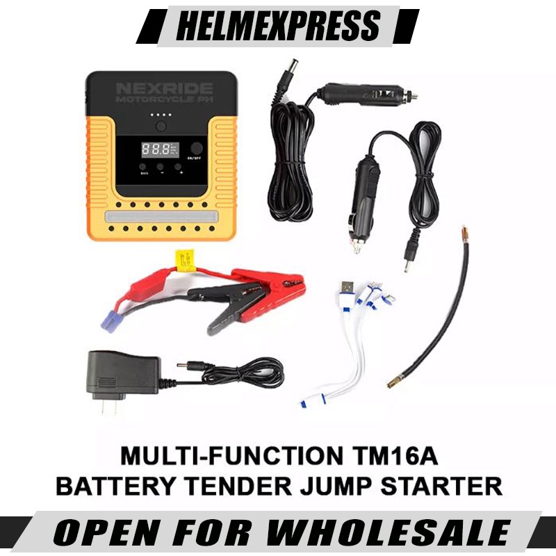 Multifunction TM16A 16800 mAh 12V Builtin Portable Air Pump Jump