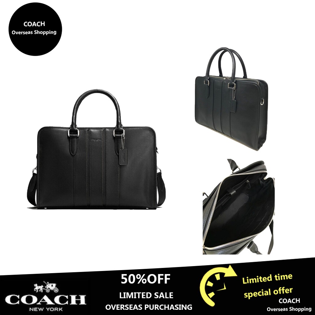 coach men's briefcase bag