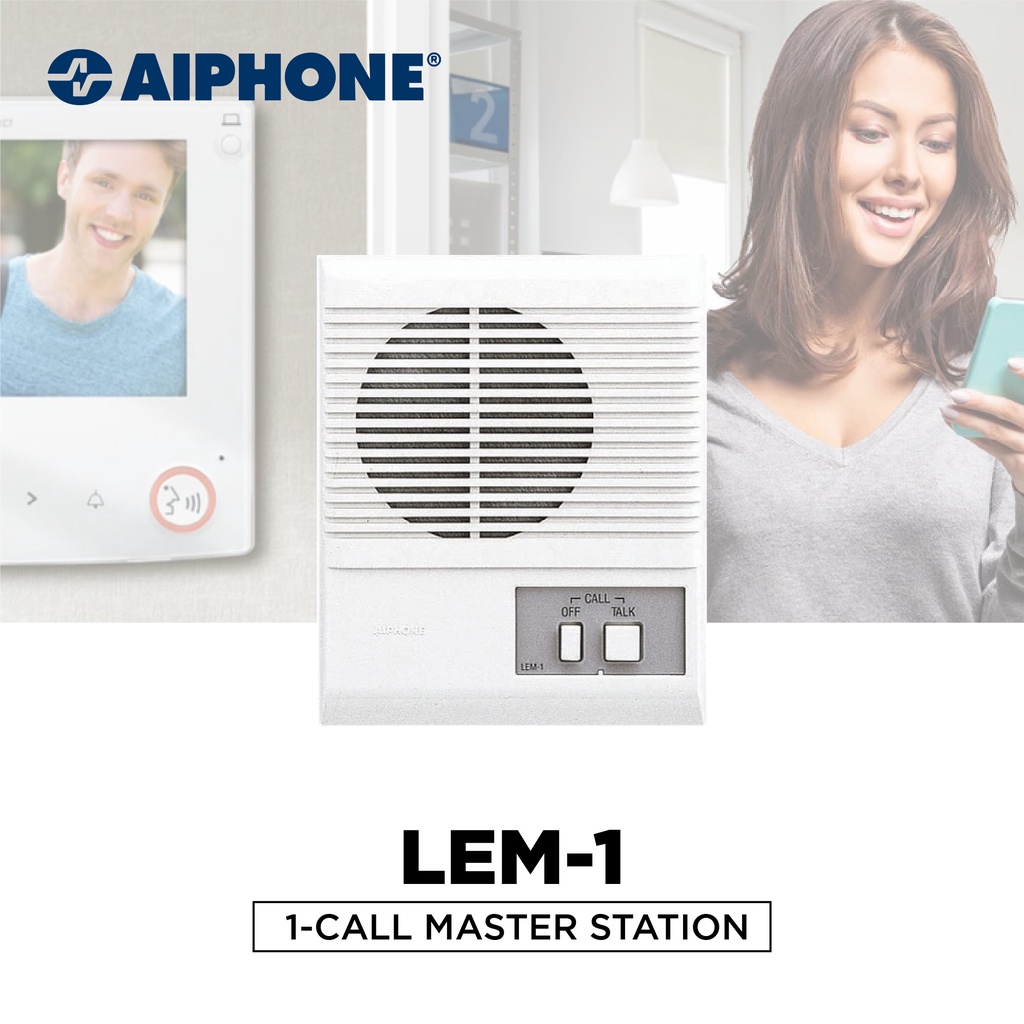 Aiphone LEM-1 1-Call Master Station Intercom | Shopee Philippines