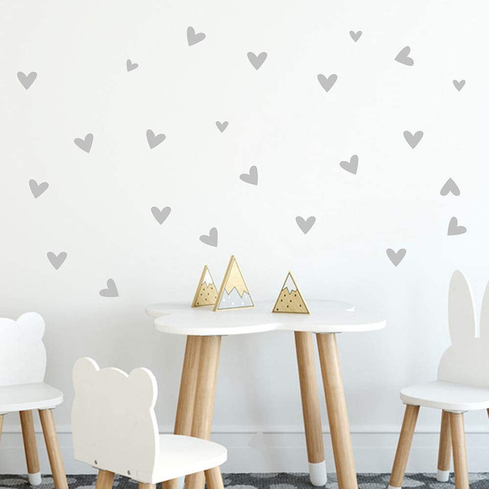 55pcs Little Love Triangle Round Wall Sticker Decal Home Decor Shopee Philippines