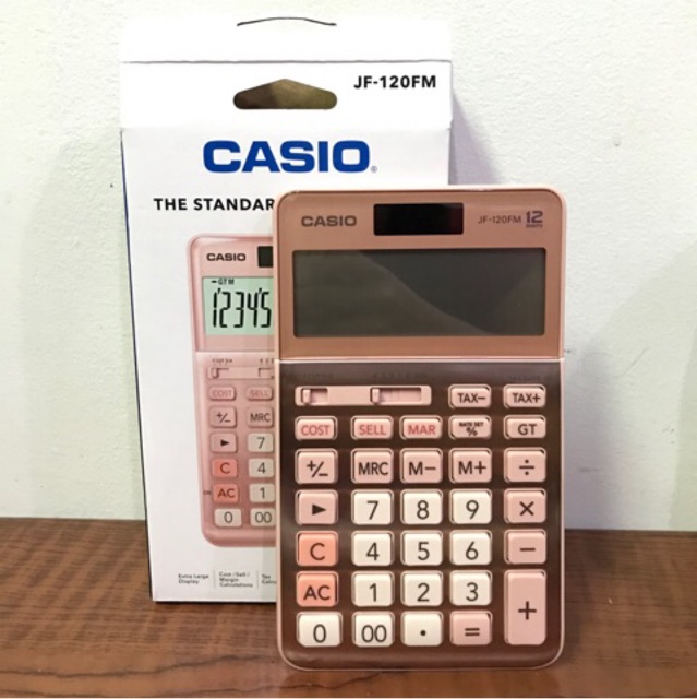 rose gold calculator casio