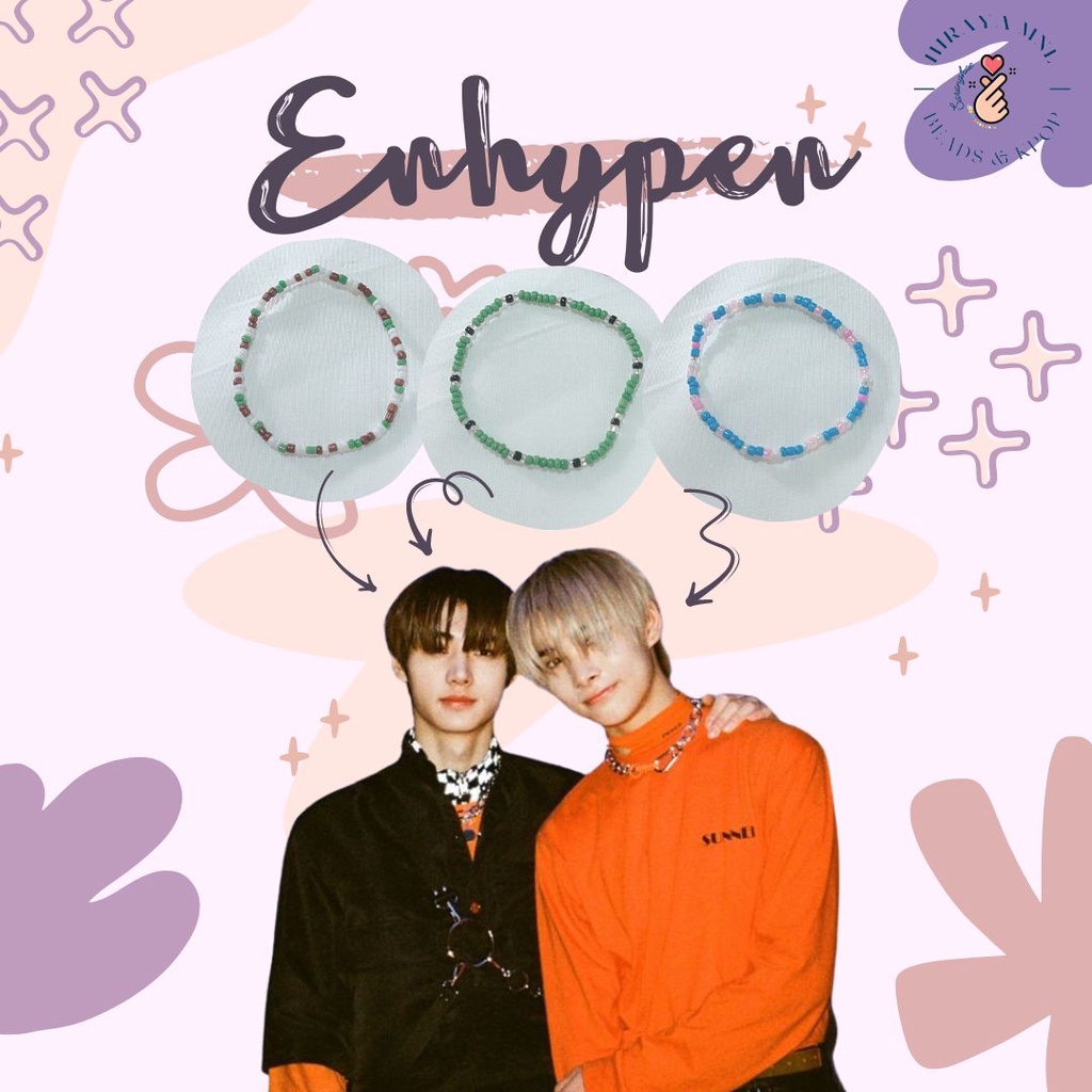 KPOP Inspired Beaded Bracelet - Enhypen (Ni-ki, Sunghoon) | Shopee ...