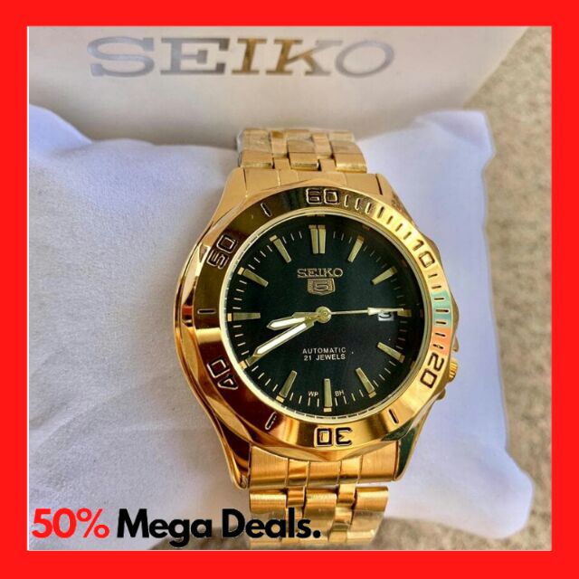 18K Gold Plated Seiko p | Shopee Philippines