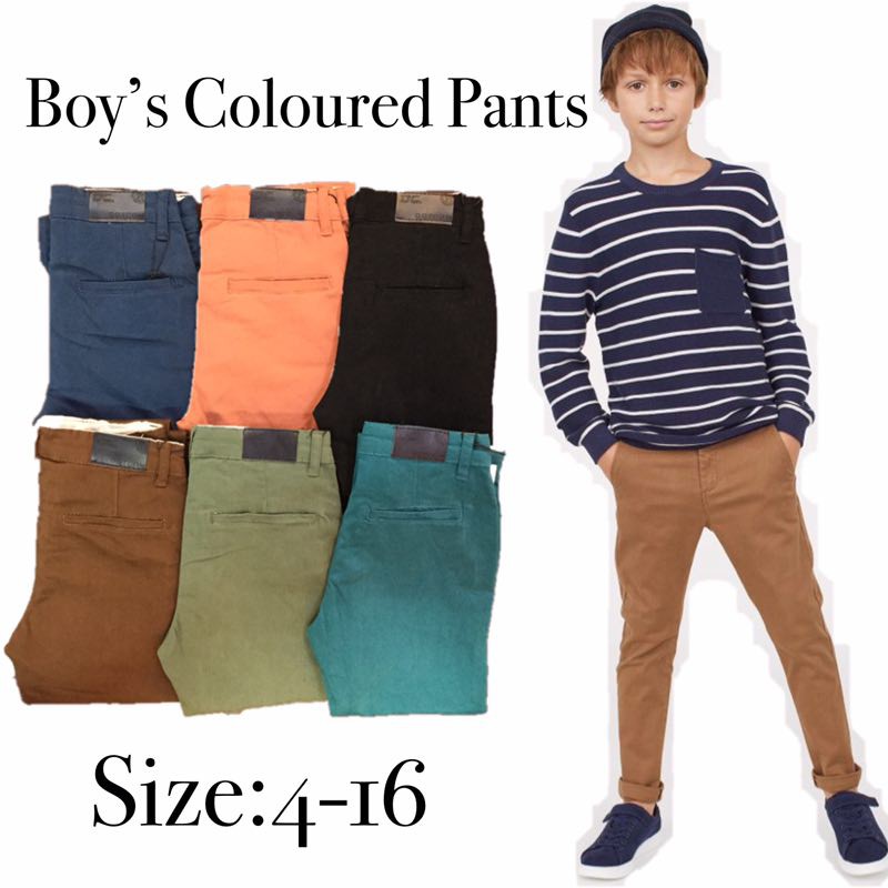 boys coloured jeans