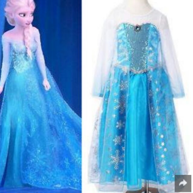 elsa dress from frozen movie