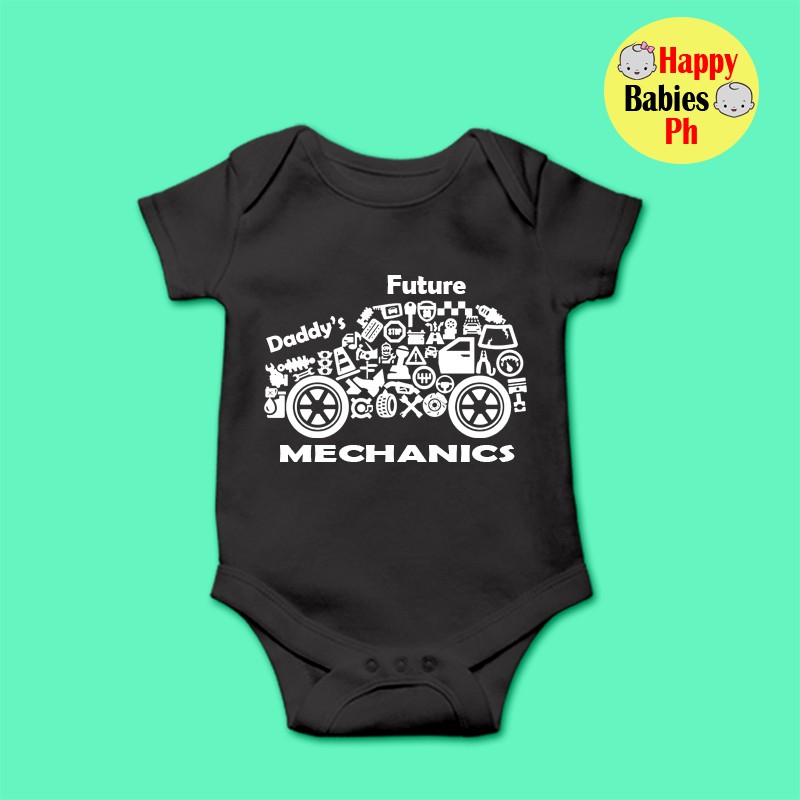 Mechanics Baby Onesie Design Shopee Philippines