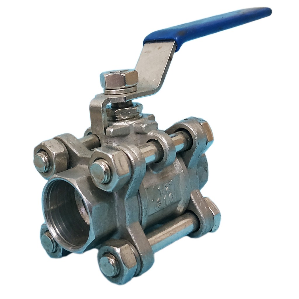 SMITH SS BALL VALVE 1/2" X 1000WOG X 3PC DESIGN SOCKETWELD STAINLESS ...