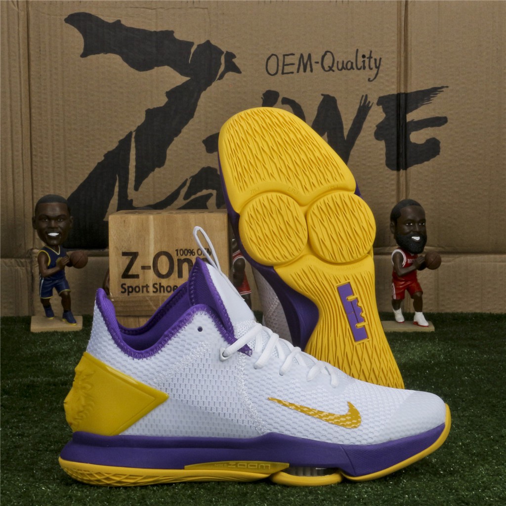 purple and gold running shoes