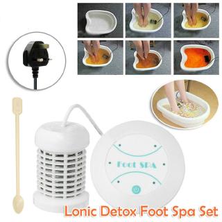 COD Fast delivery Personal Ionic Cleanse Machine Detox Foot Spa Set Basin Bath Array Health Care